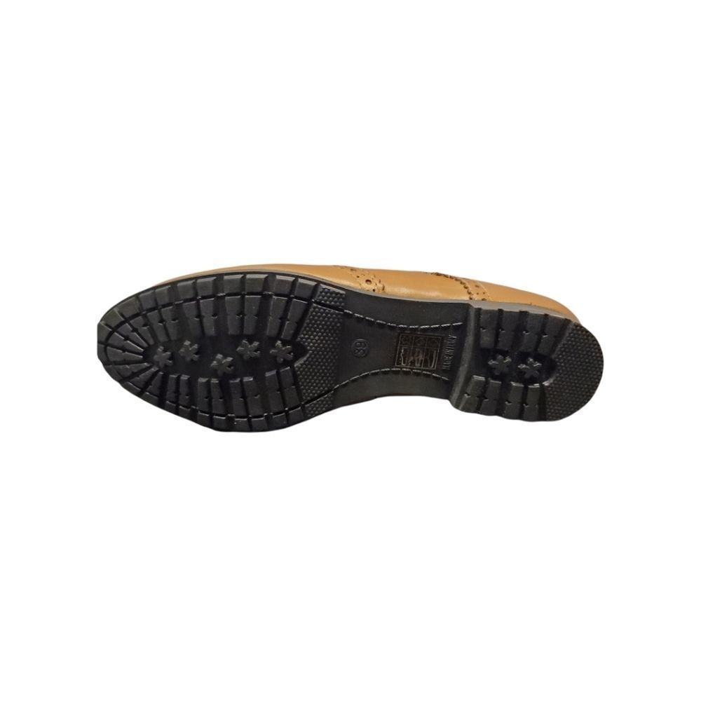 Barneys New York Tan Wingtip Boots - Picture 7 of 10